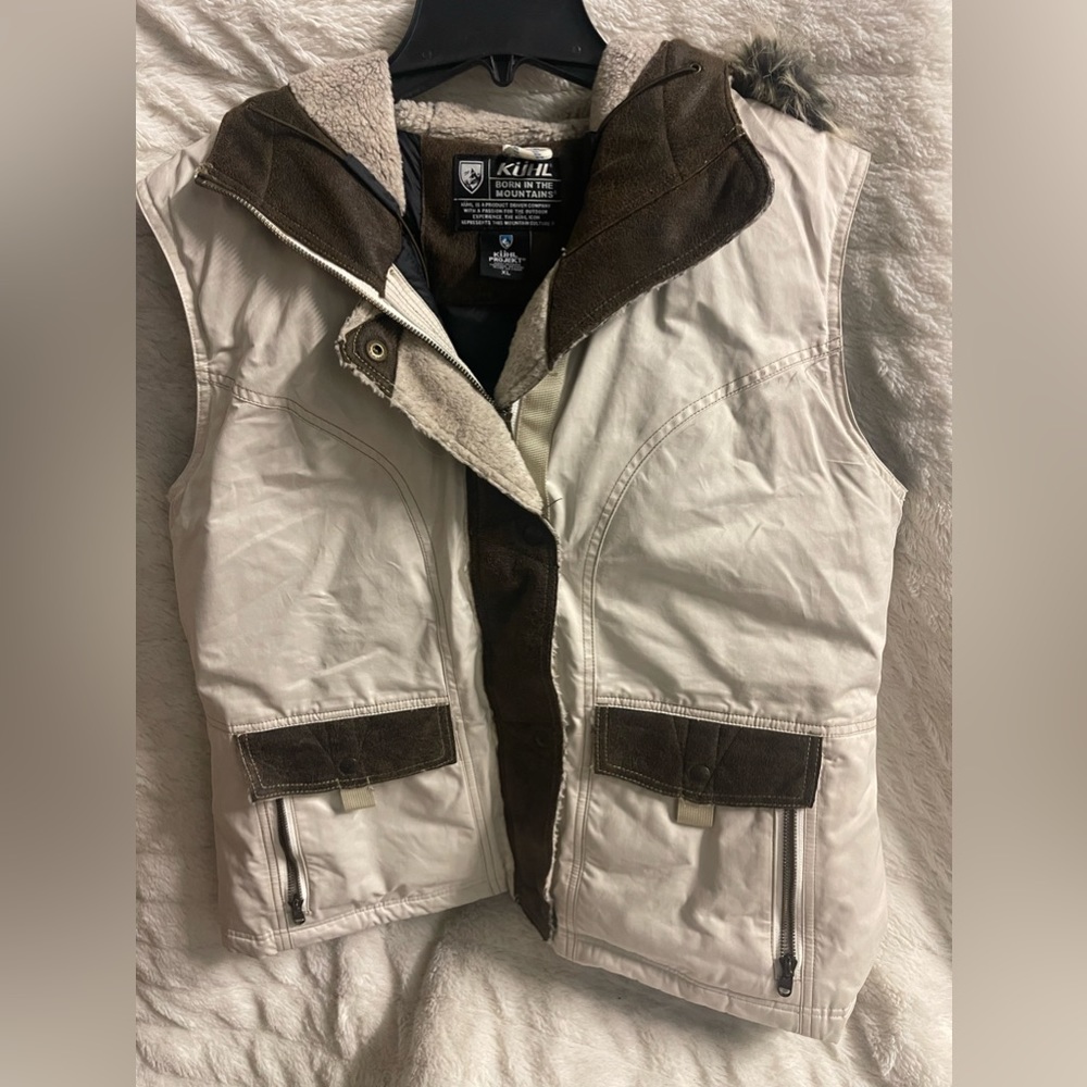 Kuhl XL Arktik Down Vest, Ivory - style 2087